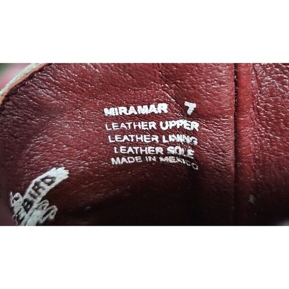 Freebird by Steven Size 7 Boots Miramar Snak  Leather Buckle Pointed Toe - Picture 9 of 9